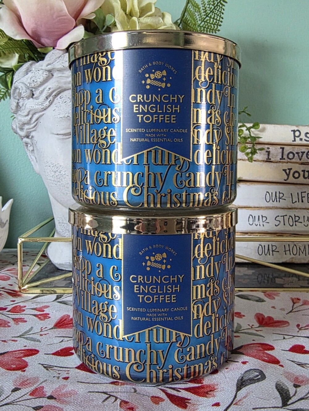 Bath & Body Works English Toffee Scented Candle X2